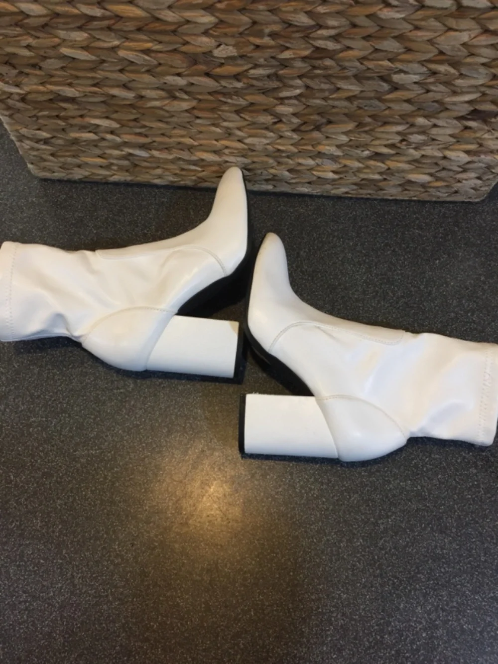 Madden Girl White Ankle Ranger Booties